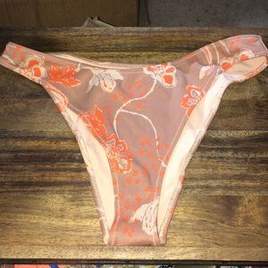 Aerie Peach and Tan Bikini Bottoms